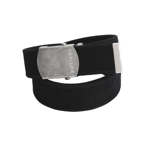 Kuyichi Slider Canvas Belt jet black